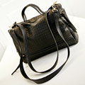 2016 Autumn Winter Casual Weave Tote Big Messenger Bags High Quality Women Knitted Leather Handbags Large