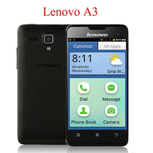 ZK3 Original Lenovo A3 Quad Core 1.2GHz Mobile Cell Phone 4″ Dual SIM WCDMA 3G GPS Unlocked Android Smartphone russian language
