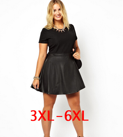 sexy womens dress Plus Size XXXL 4XL 5XL Pu leather mini dresses Club ...