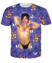 Prince T-Shirt Flamboyant Musician Prince Roger Nelson Vibrant T Shirt Women Men 3D Print Summer Style Tees Sport Tops