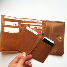 Summer new men wallets high quality Cow leather short wallet Europe and America Style FOSSIL Genuine