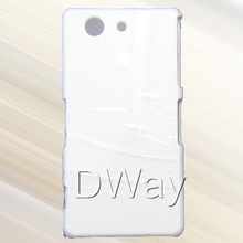 PC Hard DIY 3D Sublimation Blank Cover Case For Sony Xperia Z3 Compact Mini Cell Phone Case 20PCS/LOT