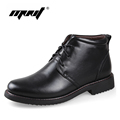 Genuine Leather Men Boots Handmade Super Warm Men Winter Shoes High Quality Ankle Boots For Autumn