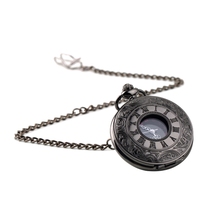 2015 Hot Fashion Steampunk Retro Vintage Chain Quartz Pocket Watch Roman Pattern