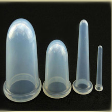 1Set 4pcs Health Care Body Anti cellulite Silicone Vacuum Massage Cupping Cup