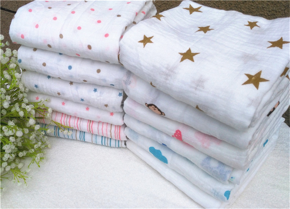 Muslin Blanket Baby Infant Newborn Blanket Baby Wrap Baby Swaddle 100