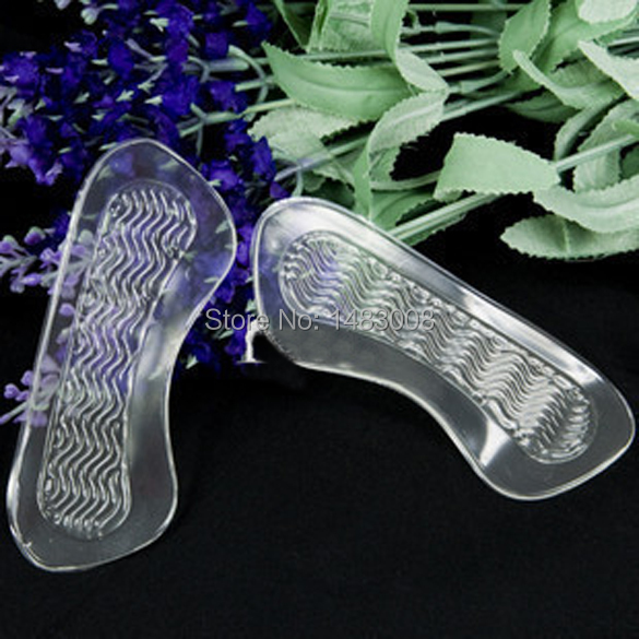 Heel Feet Insoles Cushion Foot Care 1 Pair Silicone Gel Shoes Massage Pads  High Quality
