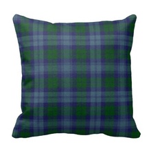 Ugly Traditional Sutherland Tartan Plaid Pillow Case (Size: 45x45cm) Free Shipping