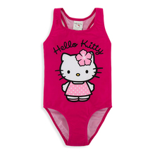 Fashion Children Girl Clothing Kids One Piece Swimsuit Cartoon Hello Kitty Girls Swimwear Suit Costume