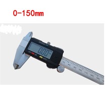 6″ 150 mm Digital Vernier Caliper Micrometer Guage Widescreen Electronic Accurately Measuring Stainless Steel Free Shipping