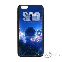 For iphone 4/4s 5/5s 5c SE 6/6s plus ipod touch 4/5/6 back skins mobile cellphone cases cover Sword Art Online Fighting