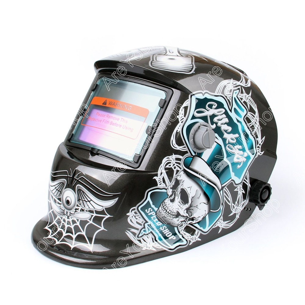 Skull PRO Solar Automatic Darkening Welding Helmet ADWH Lens Helmet Arc Mig Tig Grinding Function Cool Welder Mask Cap CE Marked Skull PRO Solar Automatic Darkening Welding Helmet ADWH Lens Helmet Arc Mig Tig Grinding Function Cool Welder Mask Cap CE Marked