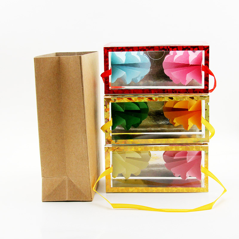 Small Empty Bag Box Output Paper Flower Box Professional Magic Tricks Props New 