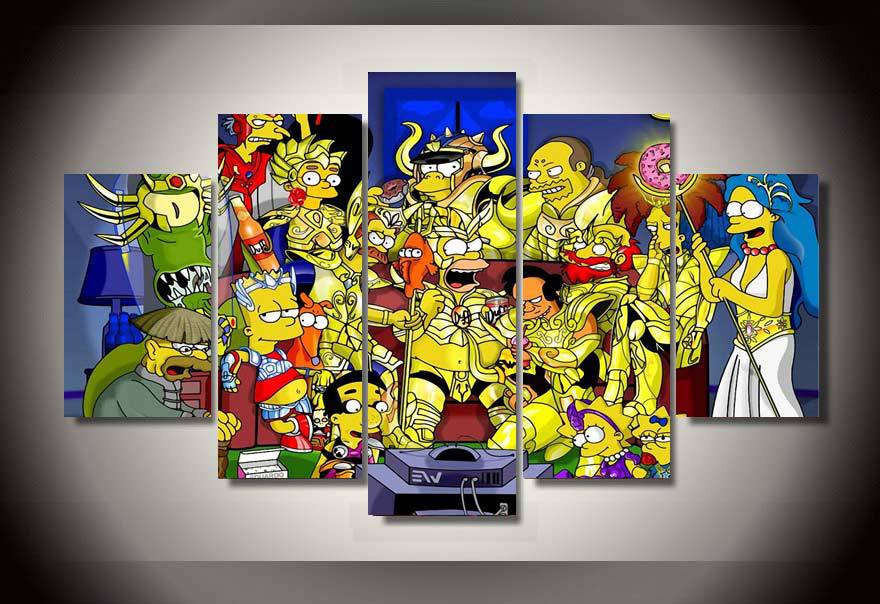 Popular Simpsons Wall Art-Buy Cheap Simpsons Wall Art lots from China ...