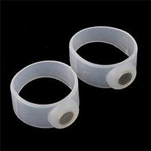 2014 New High Quality Foot care Tool 2pcs Silicone Magnetic Massage Foot Toe Ring easy Keep