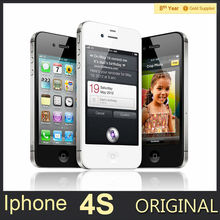 100 Original Unlocked iPhone 4S Mobile Phone 16GB 32GB 64GB ROM Dual core WCDMA 3G WIFI