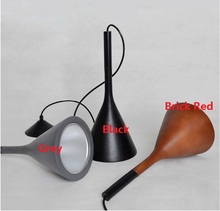 Modern Imitation Cement Pendant Light Nordic Retro Industrial Lamps Gray Lamparas Vintage Kitchen Bedroom 110-240V Lighting