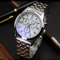 YAZOLE Full Steel White Black Blue Ray Dial 30m Waterproof Business Dress Sport Wrist watch Watches