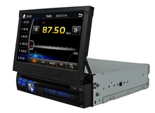 Touch Screen 1 din Universal Car stereo radio GPS Navigation With Bluetooth IPOD SWC Car DVD USB