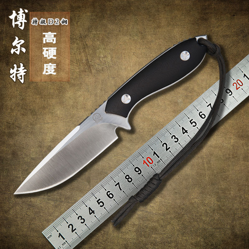 2015 new Bolte Microtech fixed blade straight knife D2 blade G10 handle KYDEX Sheath tactical camping