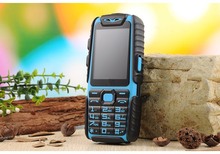 2016 Outdoor A6 Power Bank Mobile Phone Rainproof 8900mAh 2 4 inch A6 Rainproof Dustproof Shockproof