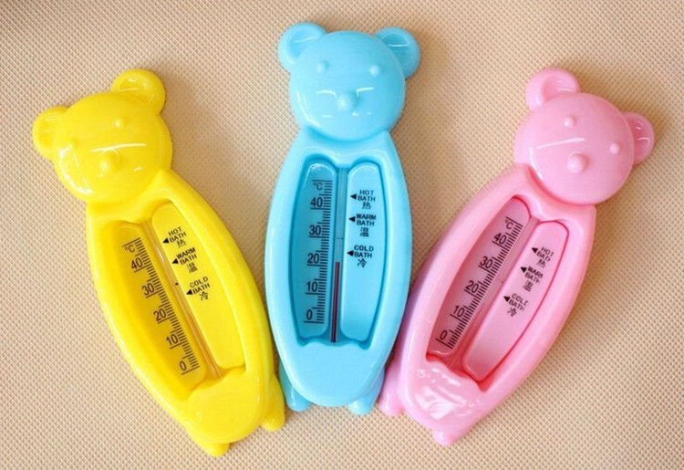 0-50 Centigrade Kawaii Bear Infrared Baby bath Water Thermometer Bath Room Temperature Measurement Infant Monitor Termometro (17)