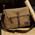 Men's Retro Vintage Shoulder Messenger Distressed Genuine Crazy