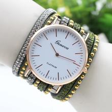 Relojes Mujer 2015 Fashion Casual Geneva rhinestone bracelet quartz watch women watches Lady dress wristwatches relogio