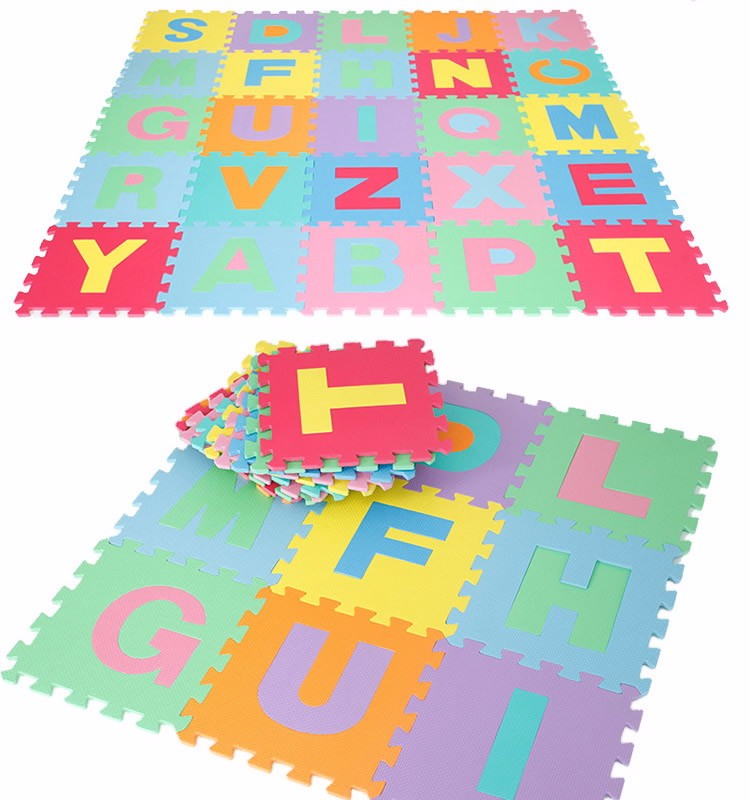 26Pcs Alphabet EVA Puzzle Mat Foam Floor Puzzle Mat Letters Baby Puzzle Mat Baby Activity Mats