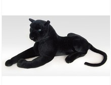 Peluche de 105 cm de peluche acostado leopardo negro juguete muñeca pantera gran regalo envío gratis w085
