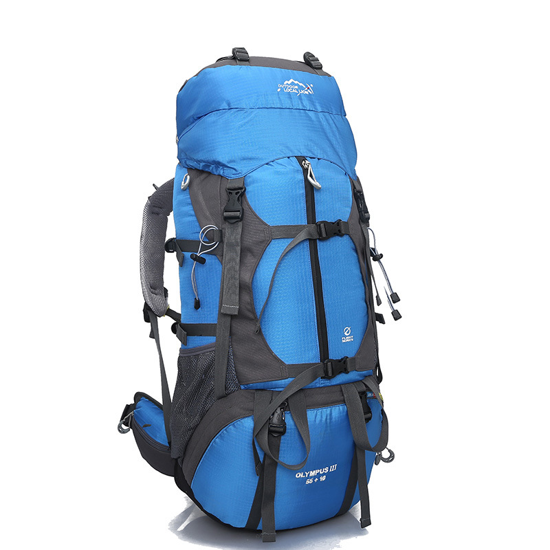 65L Nylon Large Capacity Mountaineering Bag High quality Outdoor Backpack Waterproof Travel hiking bags