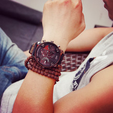 Fashion JIS Sport Military Brand Quartz PU Leather Wrist Watch Hours Clock for Male Men High