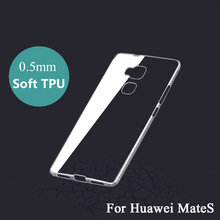 Ultra Thin Transparent TPU Soft Silicon Cases For Huawei Mate S Phone Case 5.5 inch Cover Phone Shell No Scratch Phone Shell XA
