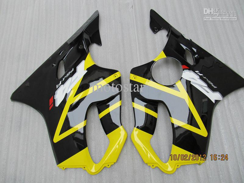  H6123 Full set yellow fairing kit FOR CBR600F4i 01 02 03 CBR600 F4i CBR 600 F4i 2001 2002 2003
