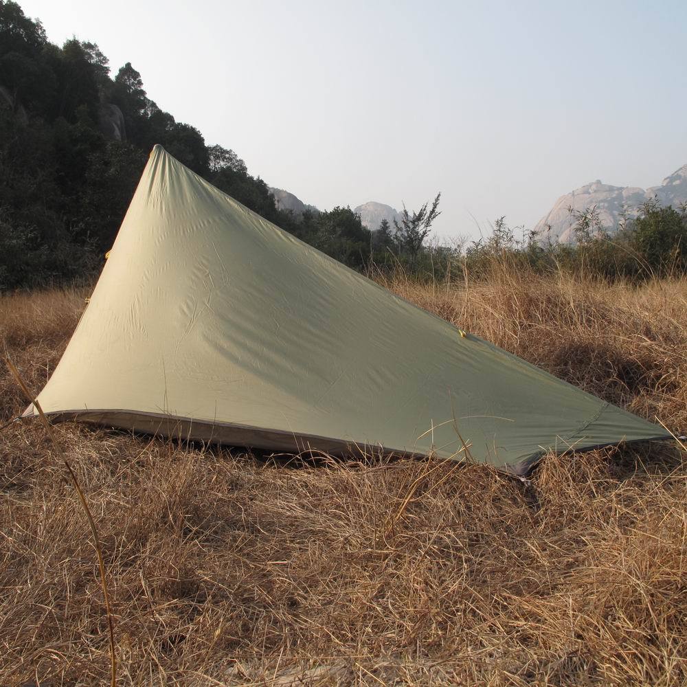 Black Hawk Extreme Edition! Lightweight double 1-2 people only 680 grams of lightweight mountain tent across the trapezoid gauze