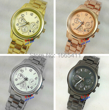 Venta caliente nueva moda Kors mujeres del reloj Luxury Brand aleación relojes de cuarzo digitales hombres mujeres hombres diamante calendario reloj 1MK2
