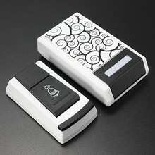 10X Waterproof Smart Door Bell Doorbell LED Digital Receiver 36 Tunes Wireless 100M Range Remote Control Home Gate Security