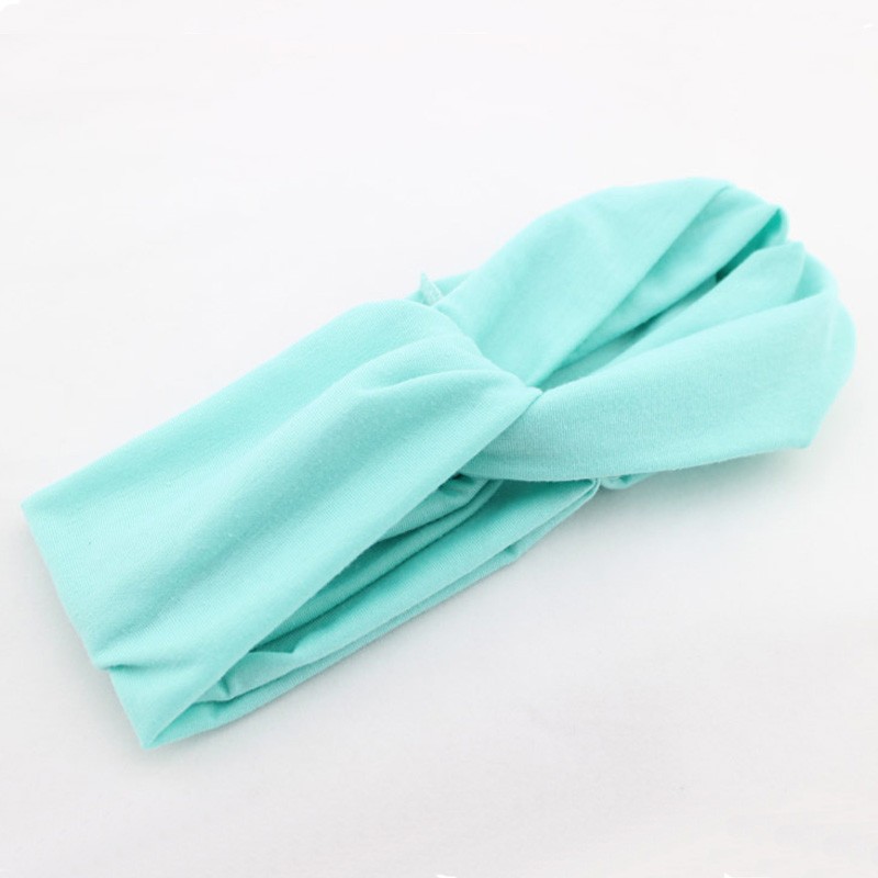 Hot Women Cotton Turban Twist Knot Head Wrap Headband Twisted Knotted Hair Band Hair Ties Decorated Fashion Hair Accessories6