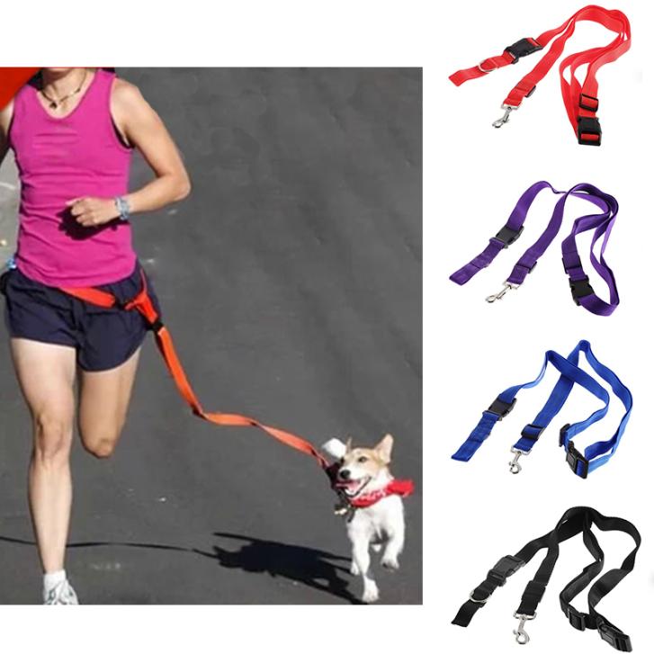 1pcs Adjustable Handsfree Dog Walking Running Wais...