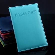 2015 Hot Women & Men Fashion Faux Leather Travel Passport Holder Cover ID Card Bag Passport Wallet Protective Sleeve