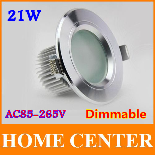 10pcs/lot  Dimmable Antifogging 21W Epistar  led downlight  AC85-265V Contains the drive power free shipping