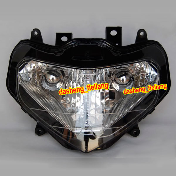Motorcycle GSXR 1000 Headlight Headlamp Lights for Suzuki 2001 2002 GSX-R 01 02 K1 K2, Black China Spare Parts and Accessories