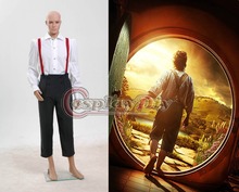 Custom Made The Hobbit Lord of the Rings Bilbo Baggins Costume Suit Uniform Adult Men