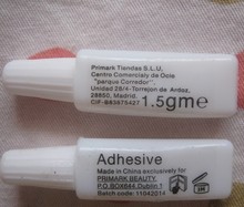 High quality false eyelashes glue eye lashes adhesive sample 1.5g