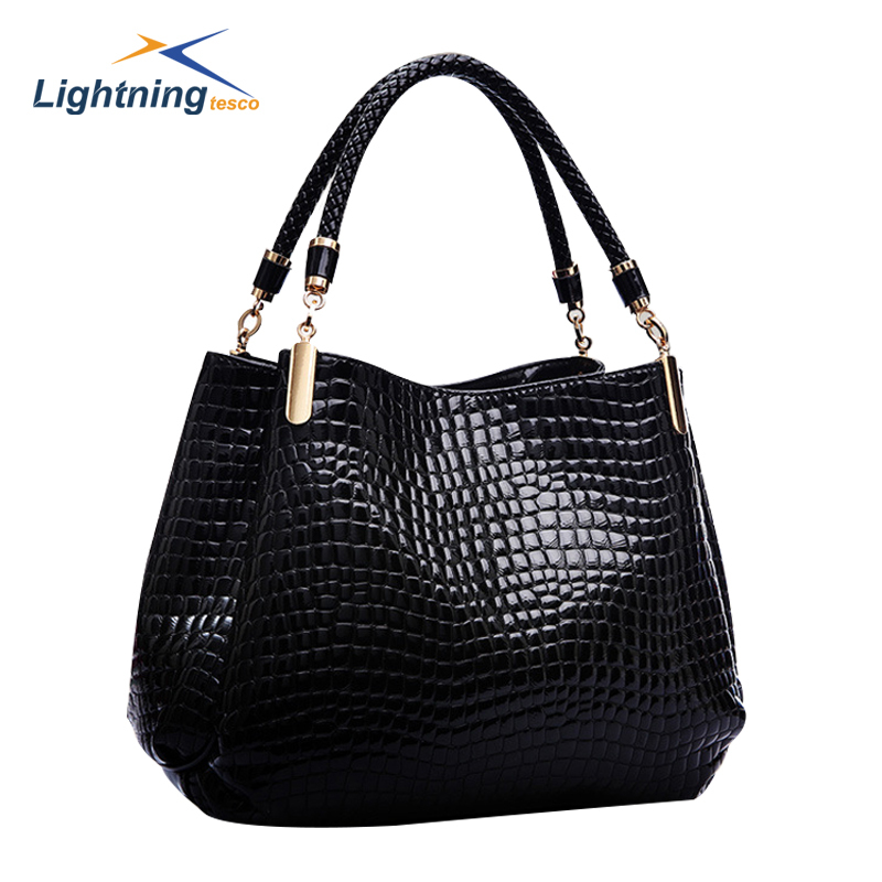 2015 New Design Women Handbags High Atmospheric Patent Leather