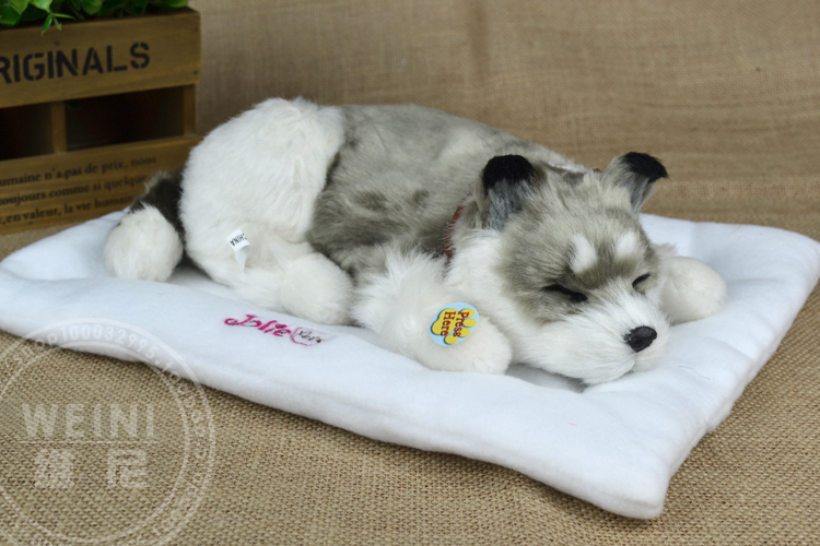 sleeping dog soft toy