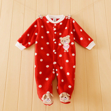 Newborn Baby Clothes Baby Boy Girls Romper Spring Autumn Baby Rompers Cotton and Polar Fleece Sleep