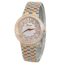 fashion stainless steel strap full diamond dial waterproof ladies watches