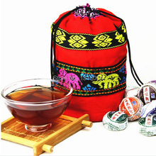 Chinese yunnan puer tea 50bags with 10 different flavors ripe and crude pu er tea gift  puerh tea old Pu ‘er tea cake products