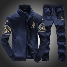 Bape 2016 Autumn Winter Men’s Casual Sports Suit Male Adolescent Sweatshirts Jacket Stand Collar Jogging Sports Set Hoodies Men